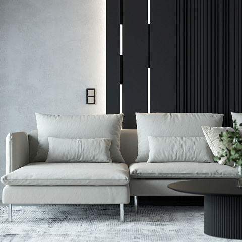 Выключатель Werkel W4513641 дымчатый