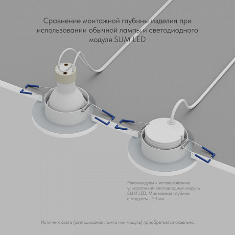 Влагозащищенный светильник Denkirs DK2036-WH