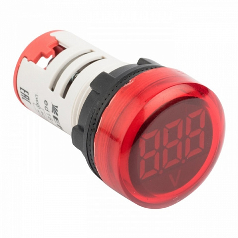 EKF PROxima Индикатор значения напряжения красный ED16-22VD