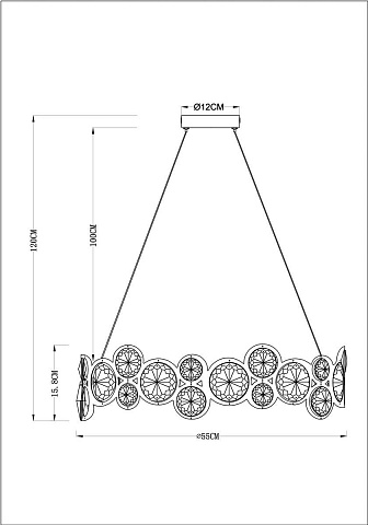 Подвесная люстра ARTE Lamp A1062SP-6CC