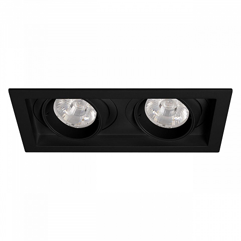 Светильник MS-VORTEX-BUILT-S210x117-2x20W Warm3000 (BK-BK, 20 deg, 230V) Arlight 058442