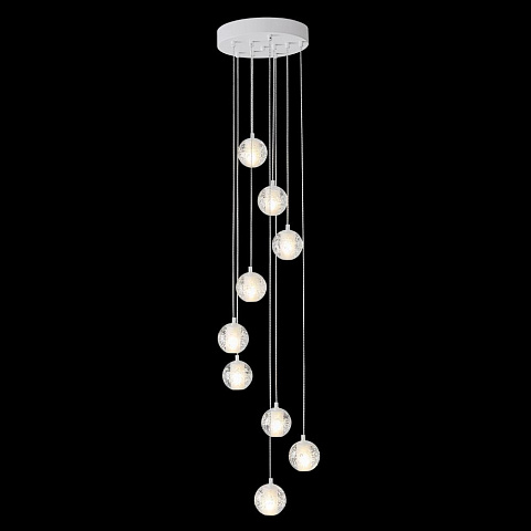 Каскадная люстра Crystal Lux GASPAR SP9 D300 WHITE