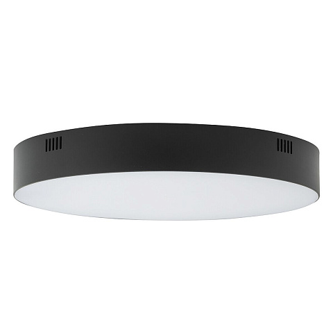 Потолочный cветильник Nowodvorski Lid Round Led Black 10418