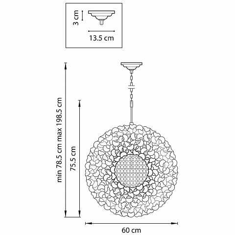 Подвесная люстра Lightstar 727081
