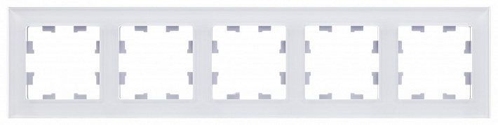 Systeme Electric AtlasDesign Nature Стекло Белый Рамка 5-ая, универсальная