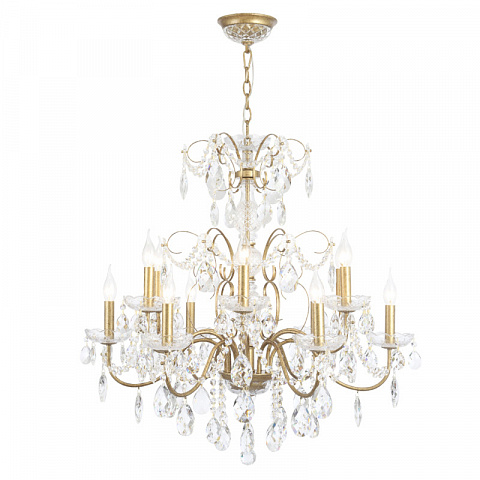 Подвесная люстра Crystal Lux ODELIS SP12 GOLD