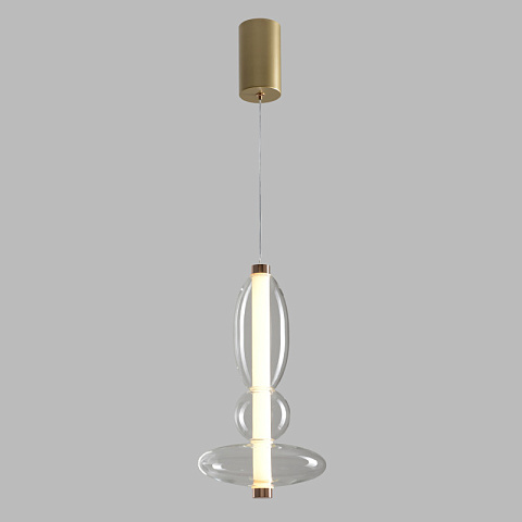 Подвесной светильник Crystal Lux QUASAR SP10W LED TRANSPARENT