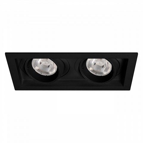 Светильник MS-VORTEX-BUILT-S210x117-2x20W Warm3000 (BK-BK, 40 deg, 230V) Arlight 058443