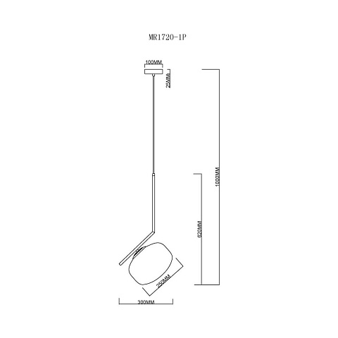 Подвесной светильник MyFar Single MR1720-1P