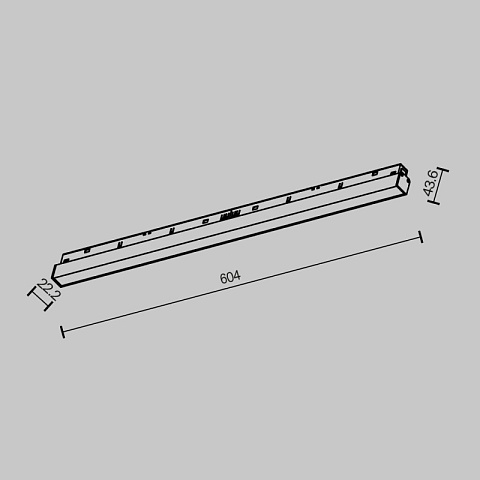 Светильник на шине Maytoni TR030-2-24W2.7K-B