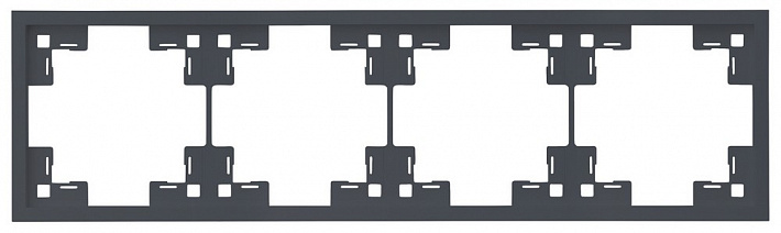 Четырехместная рамка, базальт (35840 BT)