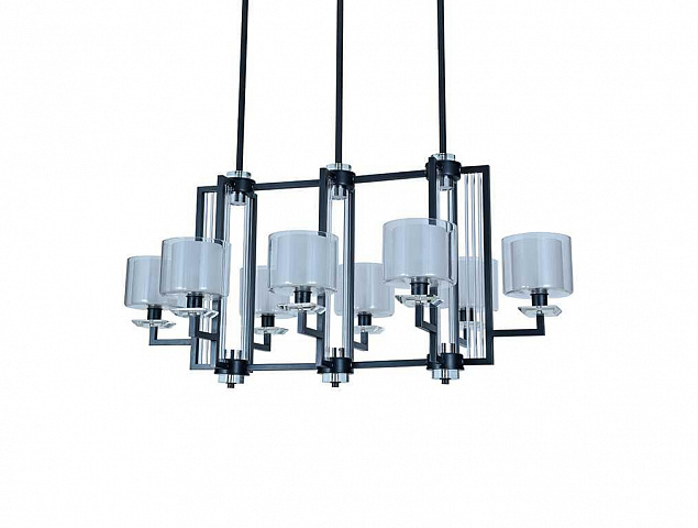 Люстра на штанге Newport 4408/S black+gold