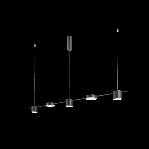 Подвесная люстра Crystal Lux TRISTAN SP5 L1200 BLACK
