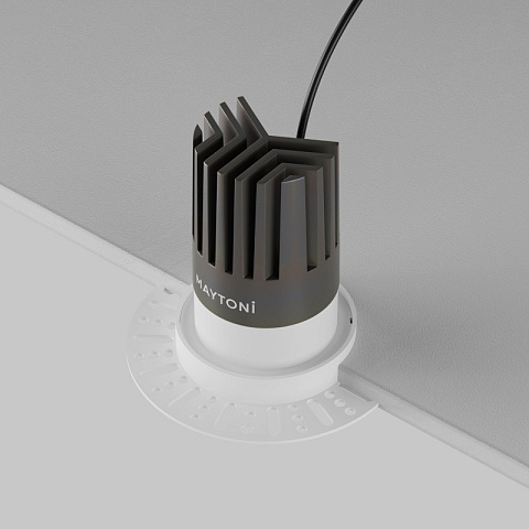 Встраиваемый светильник Maytoni DL121-15W-3K-TRS-W