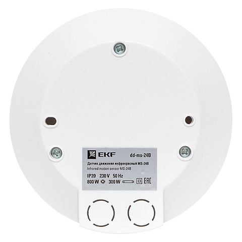 EKF PROxima ИК датчик движения потолочный 800Вт 360гр. до 6м IP20 MS-24B