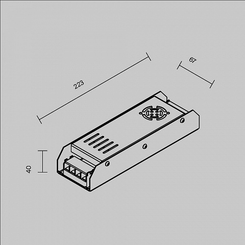 Блок питания для светодиодной ленты Maytoni 811002