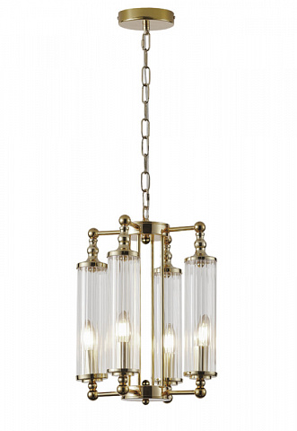 Подвесная люстра Crystal Lux TOMAS SP4 BRASS