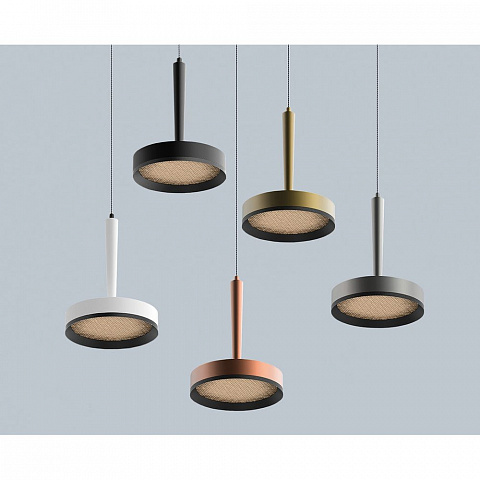 Подвесной светильник Italline IT02-025 dark silver 3000K+IT02-024 black
