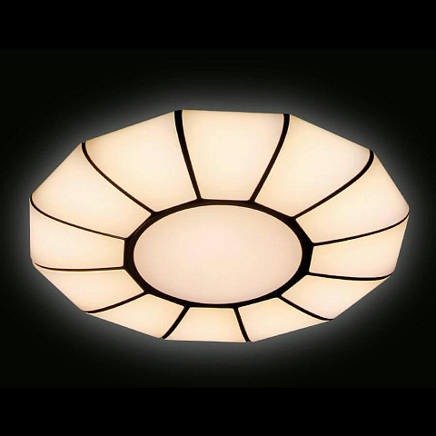 Потолочный светодиодный светильник Ambrella light Orbital Parrus FP2313L WH 114W D480
