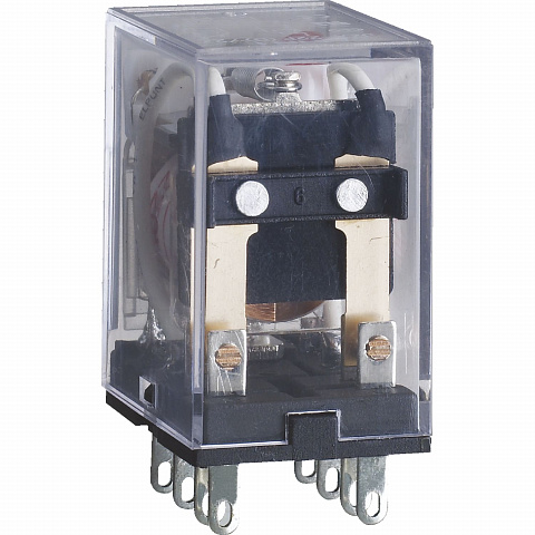 CHINT Промежуточное реле JZX-22F(D) 2 конт. с инд. LED 5А 220В AC