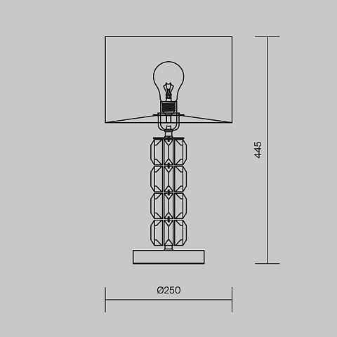 Настольная лампа Maytoni DIA008TL-01CH