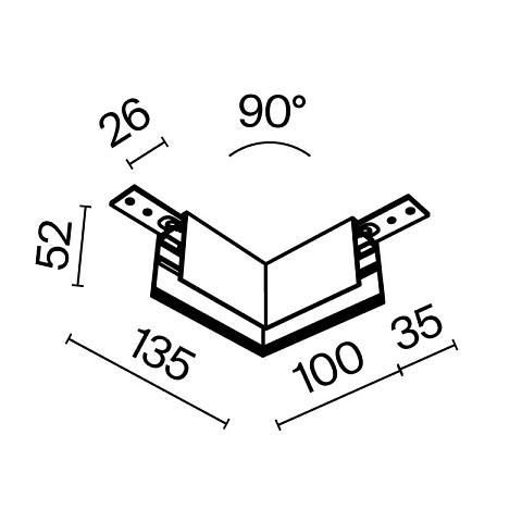 Коннектор Maytoni TRA034HCL-41W