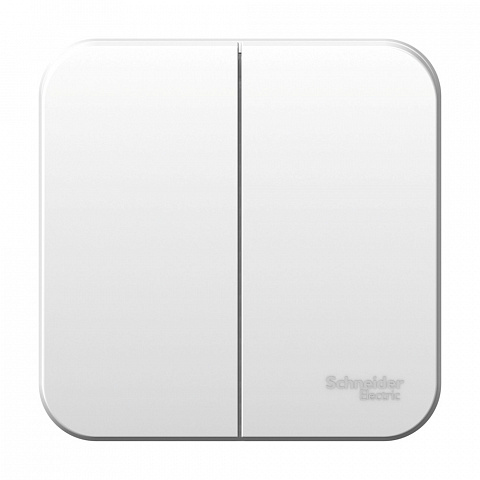 Systeme Electric Blanca наруж Бел Выключатель 2-клавишный, 6А, 250В