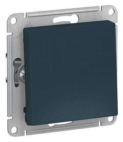 Systeme Electric AtlasDesign Изумруд Выключатель 1-клавишный 2-полюсный, 10А, механизм