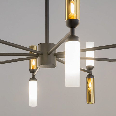 Люстра на штанге Maytoni MOD177PL-16G