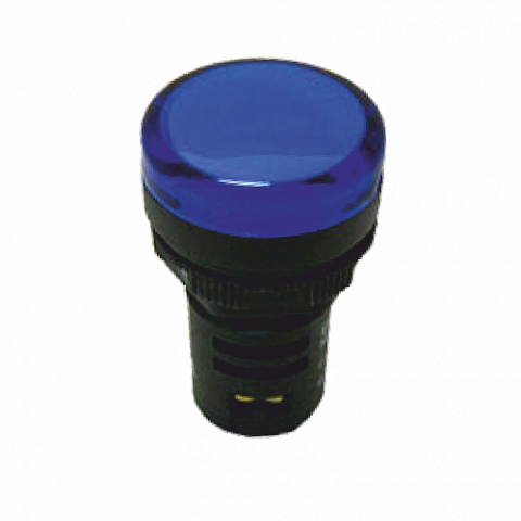 CHINT Индикатор ND16-22DS/2 синий АС/DC24В (R)