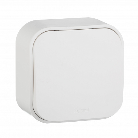 Legrand Quteo Белый Кнопка 1-клавишная 6А