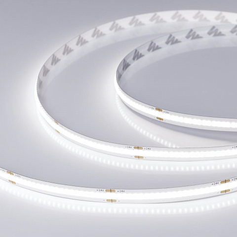 Светодиодная лента COB-X378-8mm 24V White6000 (11 W/m, IP20, 5m) Arlight 031885(3)