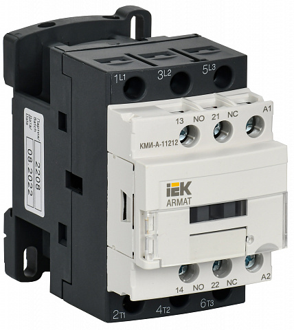 IEK ARMAT Контактор КМИ-А-11212 LC1D 12А 400В/АС3 1НО/1НЗ