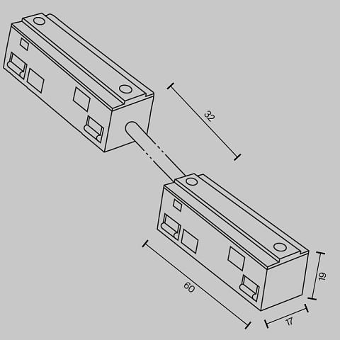 Подвод питания Maytoni TRA034CPC-42W-5-1