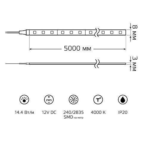 Лента Gauss BT087