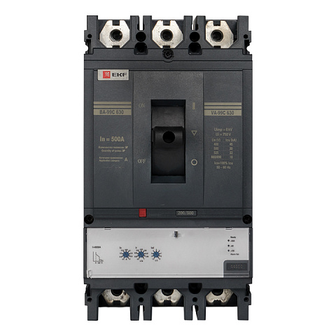 EKF PROxima Автоматический выключатель ВА-99C (Compact NS) 630/500А 3P 45кА