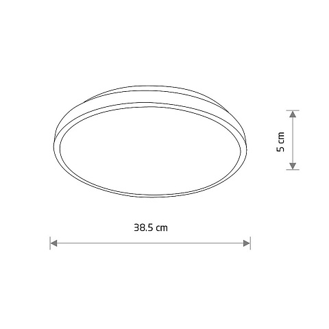 Потолочный cветильник Nowodvorski Agnes Round Led Pro Black 10972