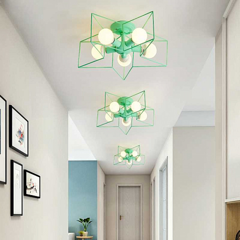 Потолочная люстра Imperium Loft Asteri Green 178357-26