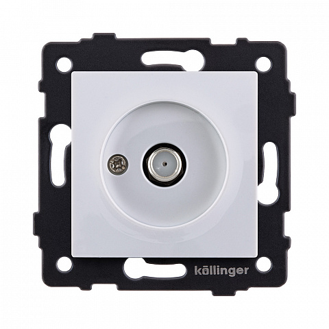 Розетка спутниковая SAT, белый Kollinger REA-020WH для Aspekt, Eleganz, Reflex