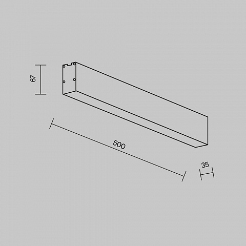 Линейный светильник Maytoni Technical LL311033