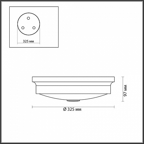 Накладной светильник Odeon Light 4824/3C