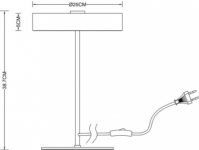 Настольная лампа ARTE Lamp A5038LT-3WH