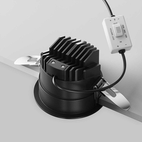 Встраиваемый светильник Maytoni DL100-12W2.7-3-4K-RD-B