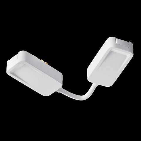 Коннектор питания L-образный Maytoni Technical Radity TRA084CPC-W-12