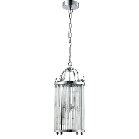 Подвесной светильник Crystal Lux TADEO SP4 D200 CHROME/TRANSPARENTE