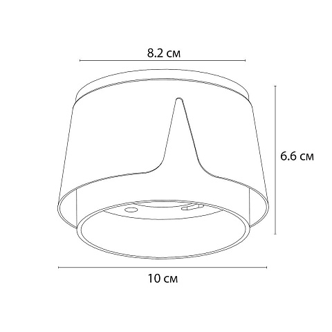 Накладной светильник ARTE Lamp A8028PL-1BK