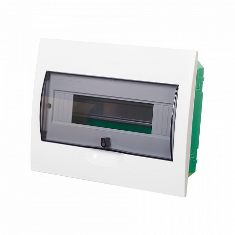 Systeme Electric EASY 9 Корпус встраиваемый с прозрачной дверью 1ряд/12мод, IP40, IK07, 63А, 2 клеммы
