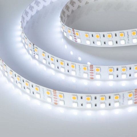 Светодиодная лента Arlight 32W/m 144LED/m 5060SMD разноцветный/теплый белый 5M 012327(2)