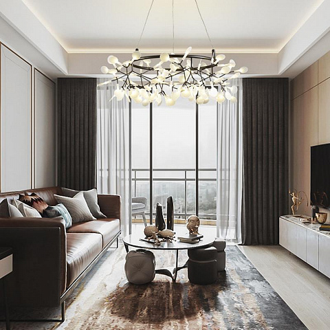 Подвесная люстра Imperium Loft Mi Heracleum The Big O 125 Copper 354429-22