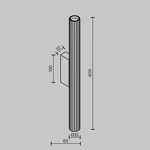 Бра Maytoni C082WL-12W2.7K-B